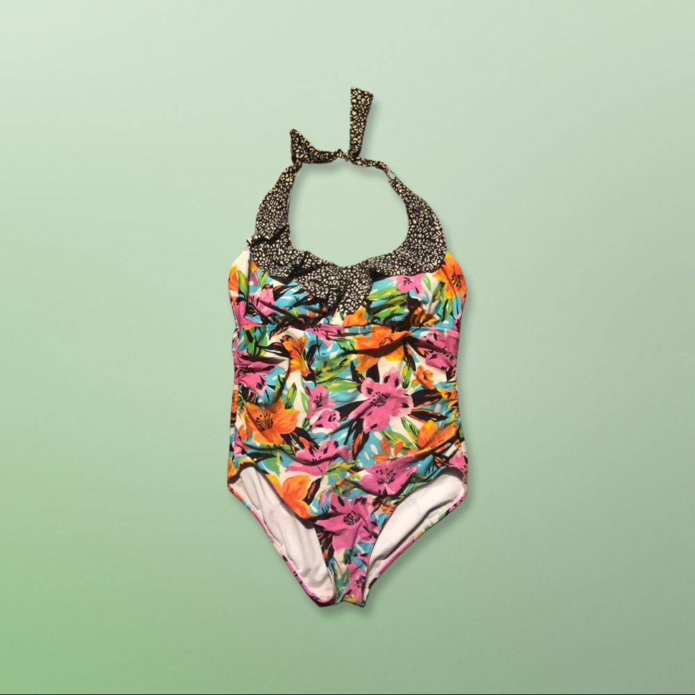 VM One Piece Swimsuit-multi pattern, size 20W